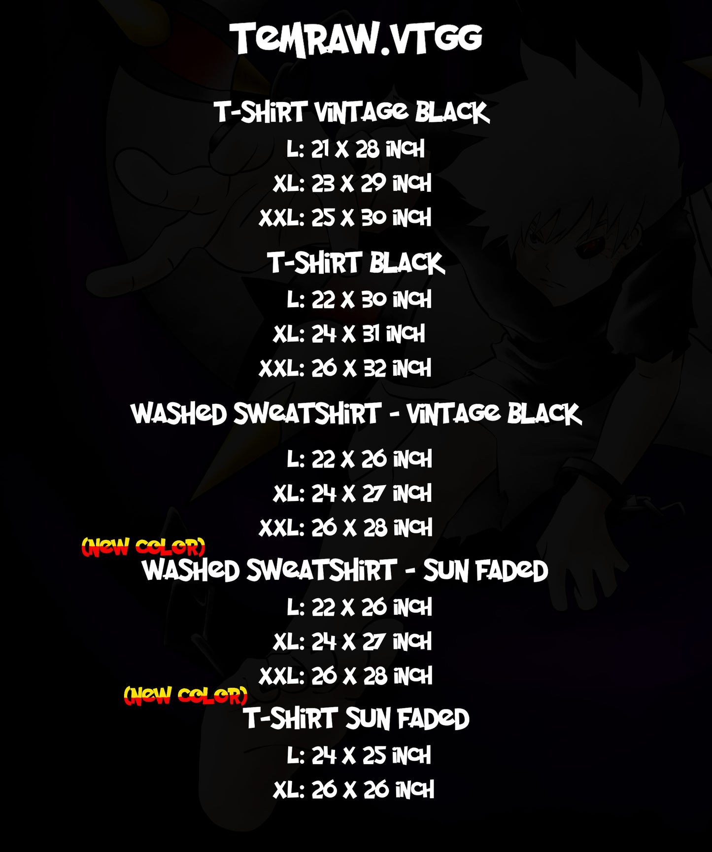 T-Shirt Vintage Black : King Ghoul